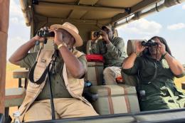 File image of President William Ruto and Tourism CS Rebecca Miano
